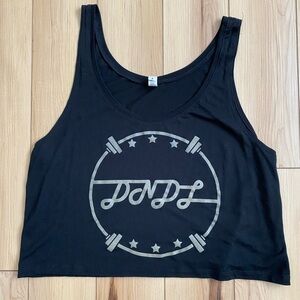 Black Women's Crop Top